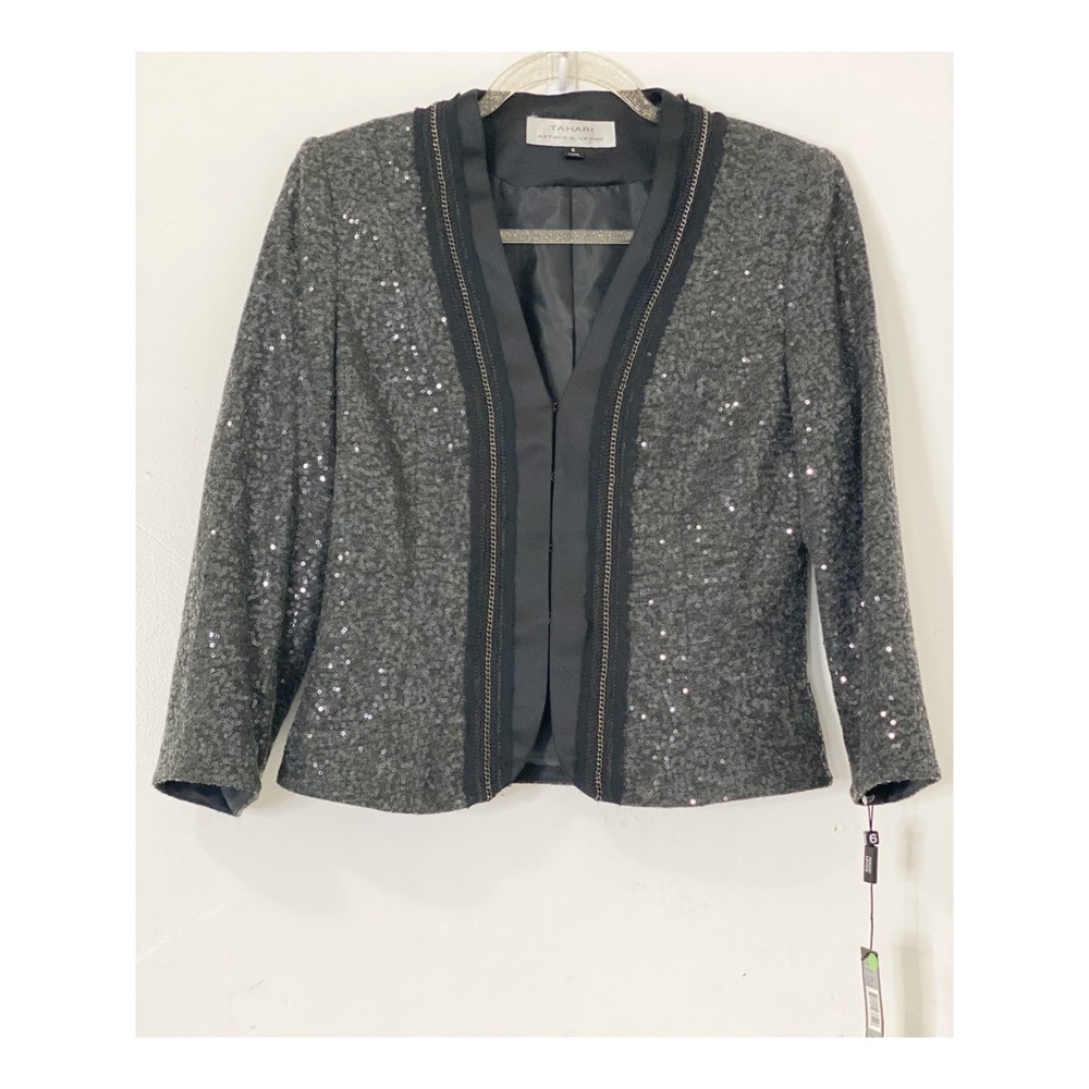 Tahari by Arthur S. Levine sequined blazer